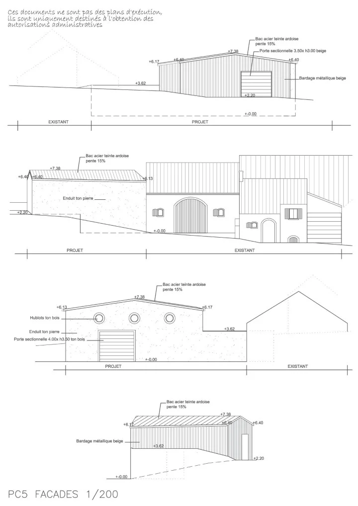 Extension d’une cave viticole